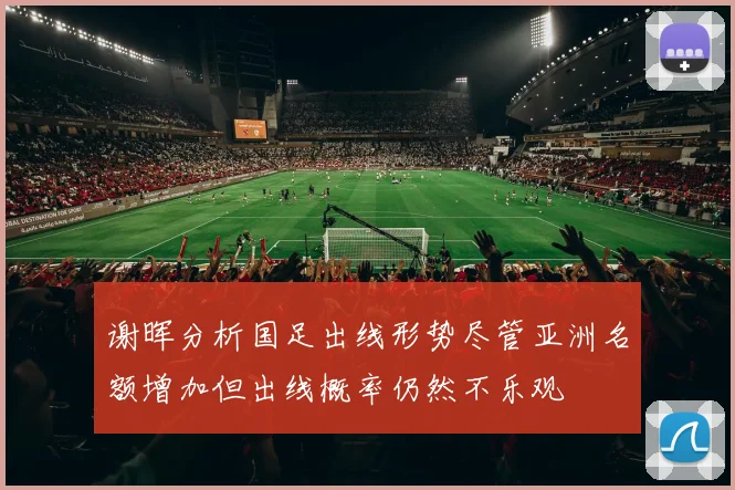谢晖分析国足出线形势尽管亚洲名额增加但出线概率仍然不乐观