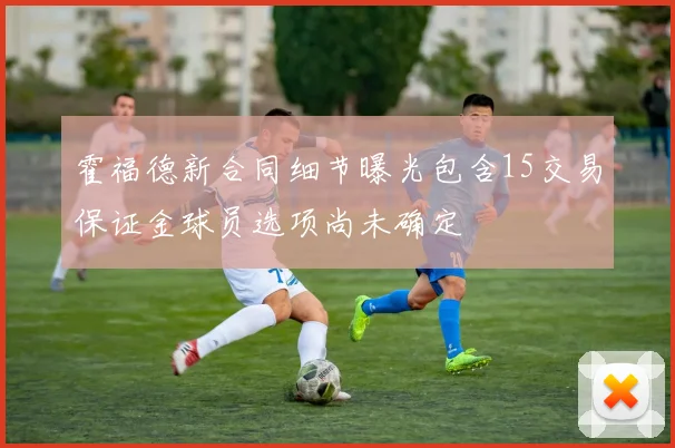 霍福德新合同细节曝光包含15交易保证金球员选项尚未确定
